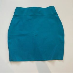 High waisted mini skirt